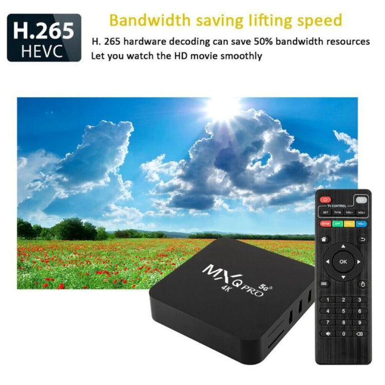 MXQ Pro RK3228A Quad-Core CPU 4K HD Network Set-Top Box