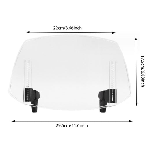 For Kawasaki / Honda / BMW / Yamaha Motorcycle Adjustable Windshield