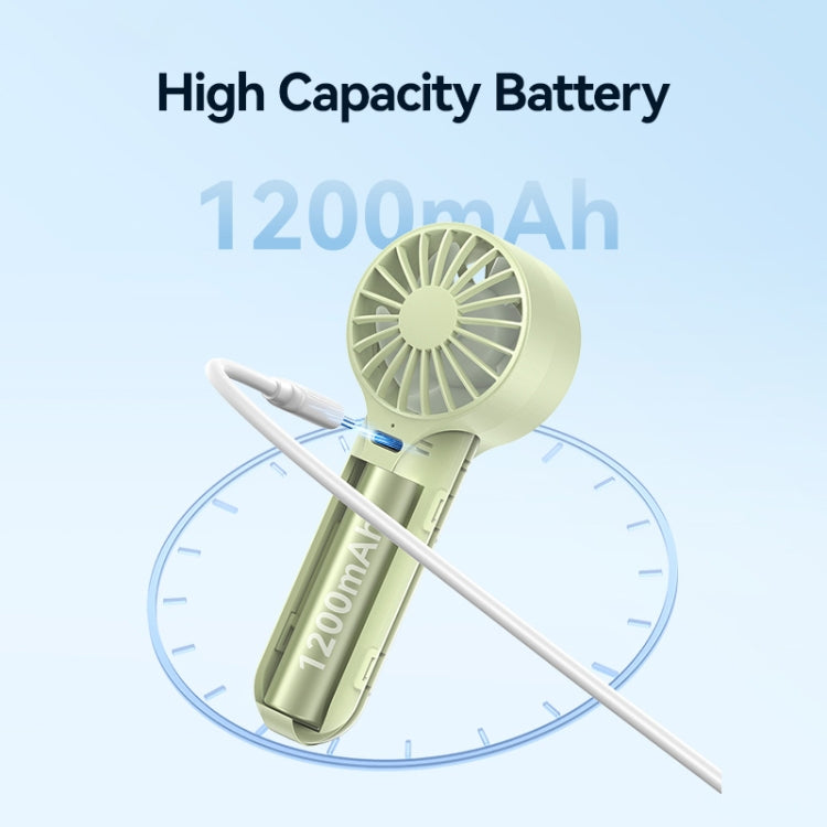 USAMS ZB288 Portable Type-C Rechargeable High Speed Handheld Mini Fan