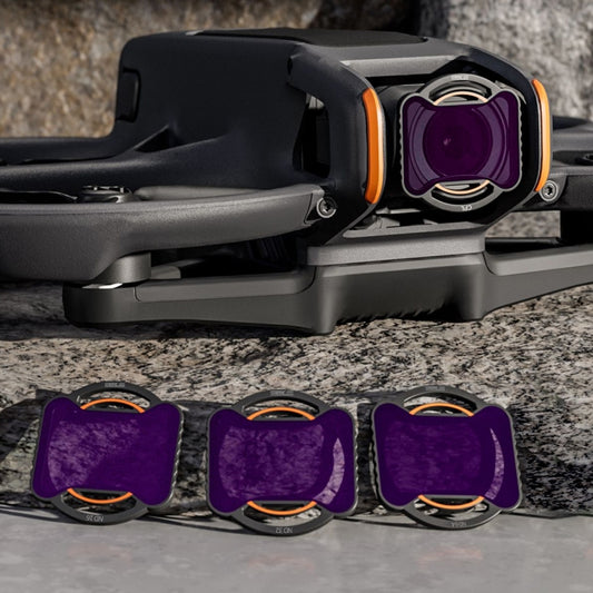 For DJI Avata 2 STARTRC Drone Lens Filter, 3 in 1 ND8/16/32, CPL ND8/16/32/64/256, 4 in 1 ND8/16/32/64