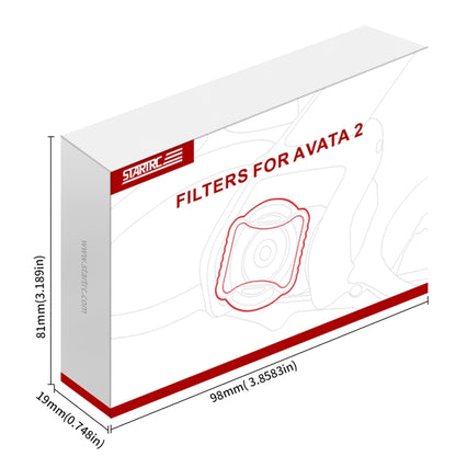 For DJI Avata 2 STARTRC Drone Lens Filter, 3 in 1 ND8/16/32, CPL ND8/16/32/64/256, 4 in 1 ND8/16/32/64