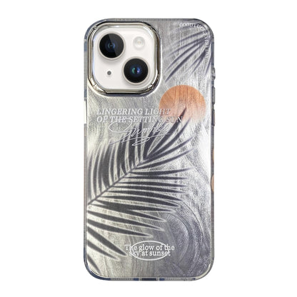 جراب هاتف مضاد للصدمات بتغطية كاملة وتصميم إشعاعي بنمط توضيحي، مناسب لهاتف iPhone 15 Pro Max، وiPhone 15 Pro، وiPhone 15، وiPhone 14
