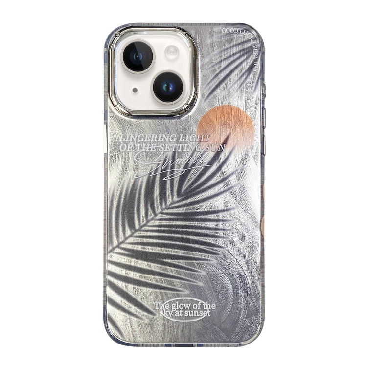 جراب هاتف مضاد للصدمات بتغطية كاملة وتصميم إشعاعي بنمط توضيحي، مناسب لهاتف iPhone 15 Pro Max، وiPhone 15 Pro، وiPhone 15، وiPhone 14