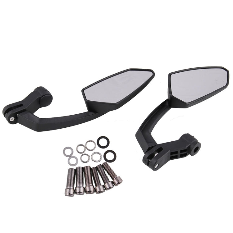 2 PCS Motorcycle Modified Rear View Mirror Set for Honda / Kawasaki / Suzuki / Yamaha, MB-MR024-BK