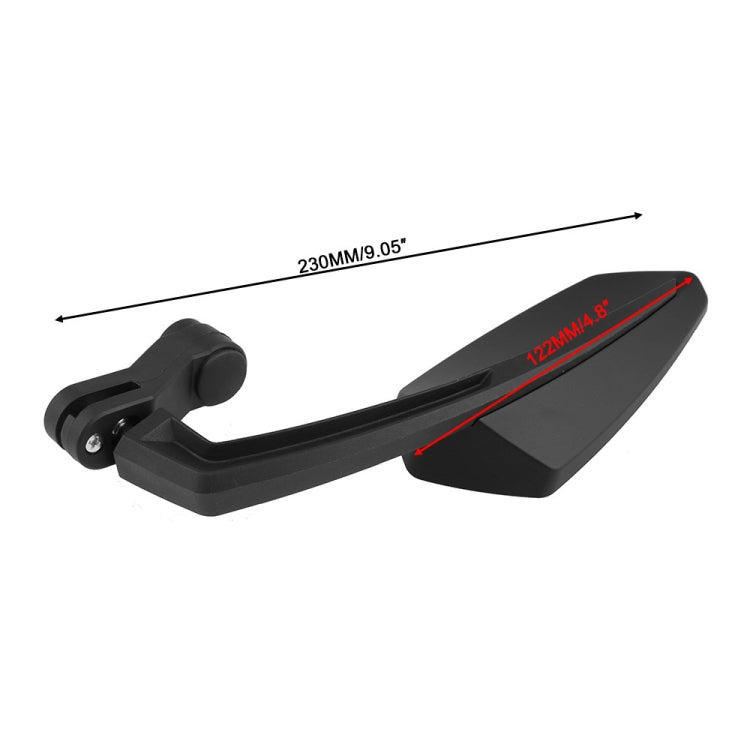 2 PCS Motorcycle Modified Rear View Mirror Set for Honda / Kawasaki / Suzuki / Yamaha, MB-MR024-BK