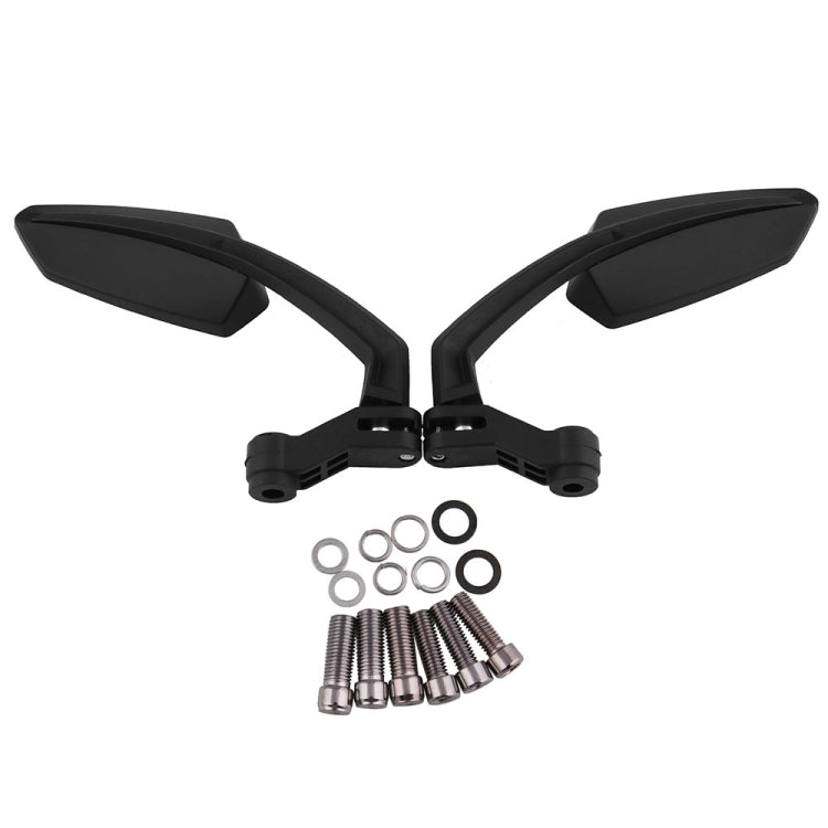 2 PCS Motorcycle Modified Rear View Mirror Set for Honda / Kawasaki / Suzuki / Yamaha, MB-MR024-BK