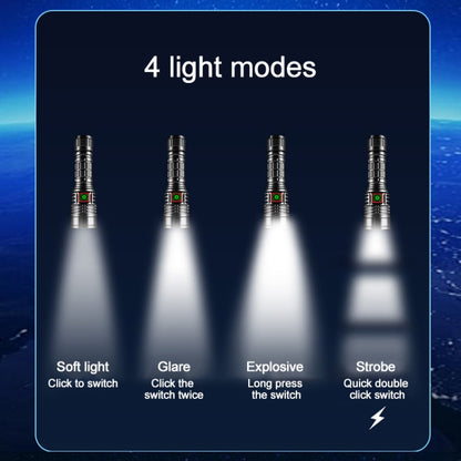 W5202-1 31 LEDs 5500LM High Brightness Rechargeable Flashlight, W5202-1