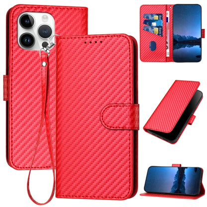 جراب هاتف YX0070 من ألياف الكربون مع مشبك جلدي وحزام، مناسب لأجهزة iPhone 16 Pro وiPhone 16 Plus وiPhone 16 وiPhone 15 Pro Max وiPhone 15 Pro وiPhone 15 Plus