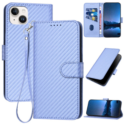 جراب هاتف YX0070 من ألياف الكربون مع مشبك جلدي وحزام، مناسب لأجهزة iPhone 16 Pro وiPhone 16 Plus وiPhone 16 وiPhone 15 Pro Max وiPhone 15 Pro وiPhone 15 Plus