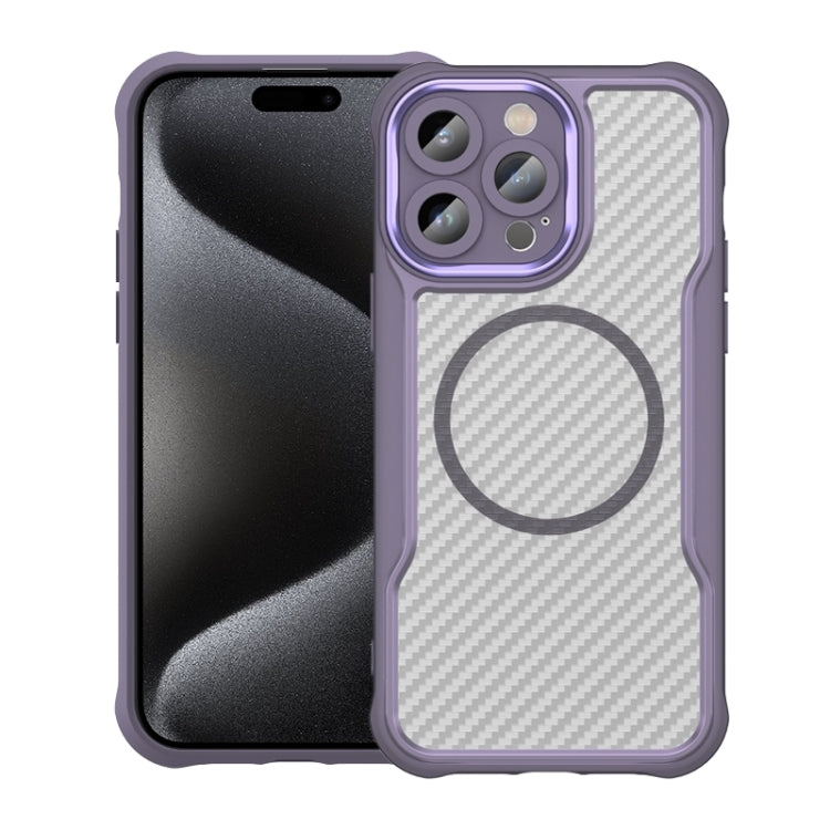 Carbon Fiber Texture MagSafe Translucent Phone Case, For iPhone 16 Pro Max, For iPhone 16 Pro, For iPhone 16 Plus, For iPhone 16, iPhone 16e, For iPhone 15 Pro Max