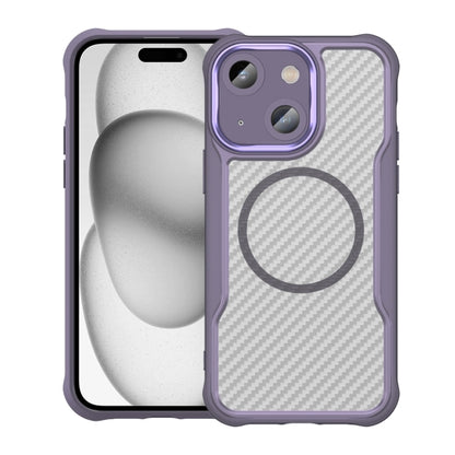 Carbon Fiber Texture MagSafe Translucent Phone Case, For iPhone 15 Pro, For iPhone 15 Plus / 14 Plus, For iPhone 15, For iPhone 14 / 13, For iPhone 14 Pro, For iPhone 14 Pro Max