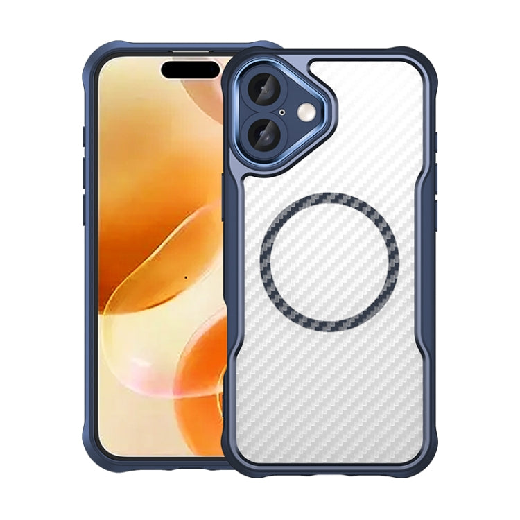 Carbon Fiber Texture MagSafe Translucent Phone Case, For iPhone 16 Pro Max, For iPhone 16 Pro, For iPhone 16 Plus, For iPhone 16, iPhone 16e, For iPhone 15 Pro Max