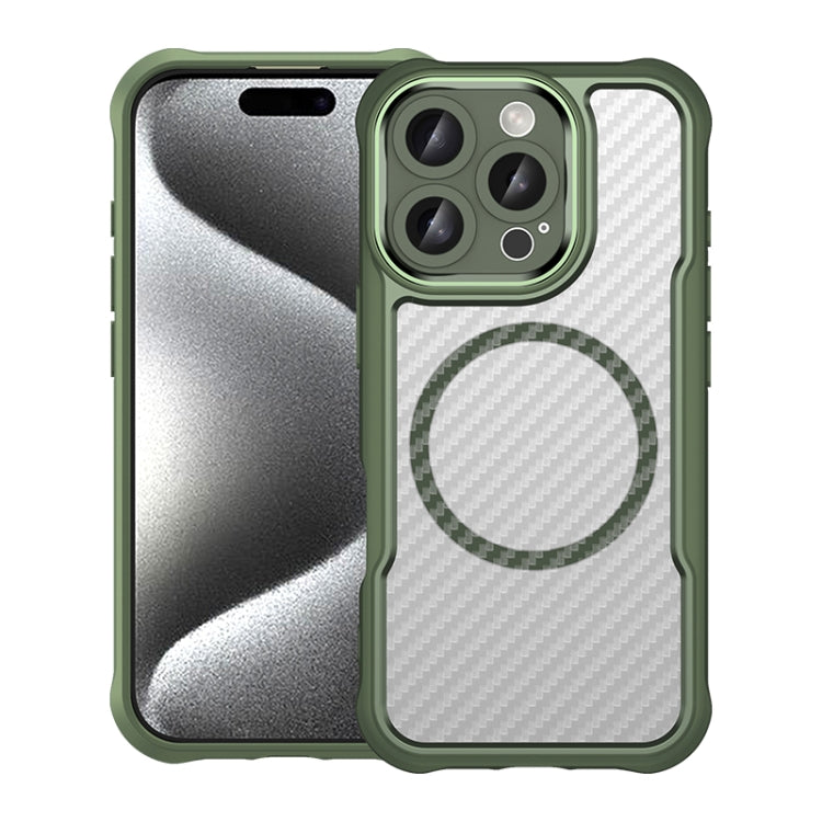 Carbon Fiber Texture MagSafe Translucent Phone Case, For iPhone 16 Pro Max, For iPhone 16 Pro, For iPhone 16 Plus, For iPhone 16, iPhone 16e, For iPhone 15 Pro Max