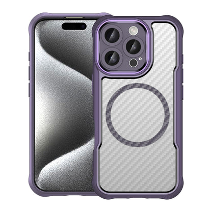 Carbon Fiber Texture MagSafe Translucent Phone Case, For iPhone 16 Pro Max, For iPhone 16 Pro, For iPhone 16 Plus, For iPhone 16, iPhone 16e, For iPhone 15 Pro Max