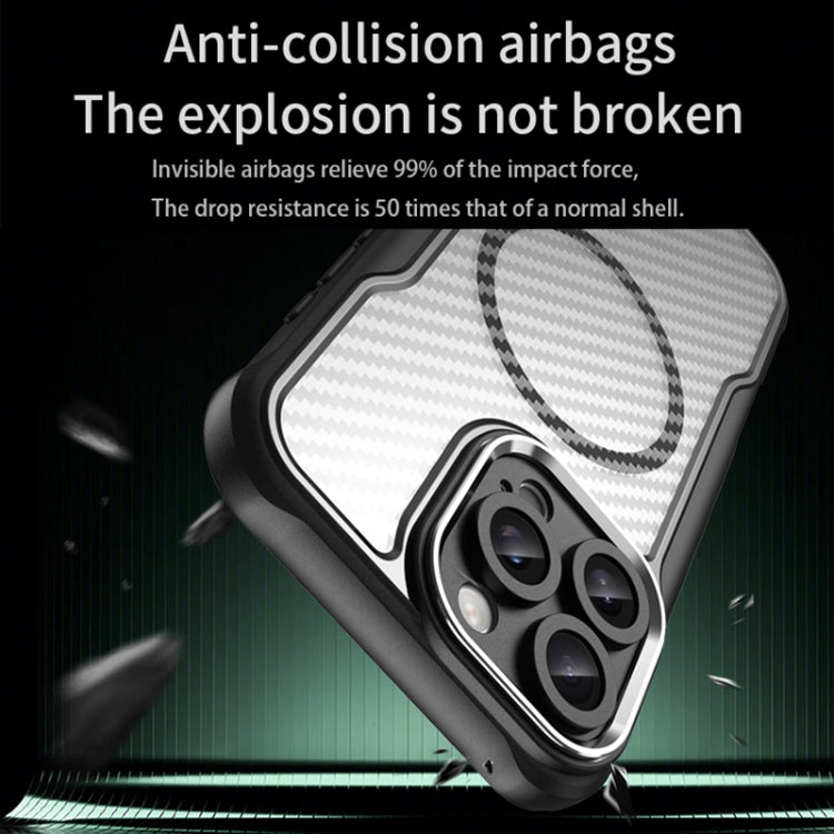 Carbon Fiber Texture MagSafe Translucent Phone Case, For iPhone 16 Pro Max, For iPhone 16 Pro, For iPhone 16 Plus, For iPhone 16, iPhone 16e, For iPhone 15 Pro Max