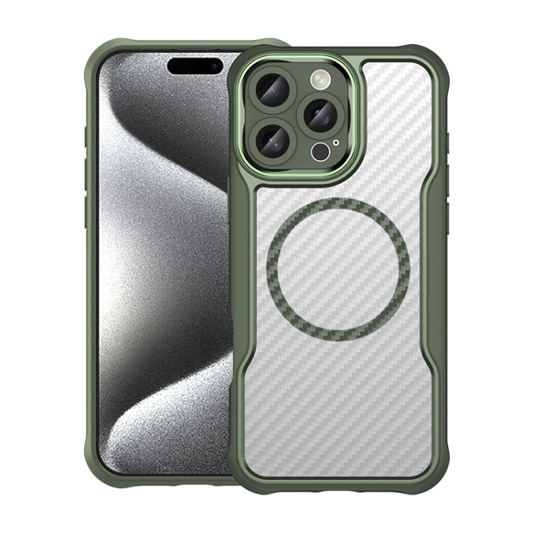 Carbon Fiber Texture MagSafe Translucent Phone Case, For iPhone 16 Pro Max, For iPhone 16 Pro, For iPhone 16 Plus, For iPhone 16, iPhone 16e, For iPhone 15 Pro Max