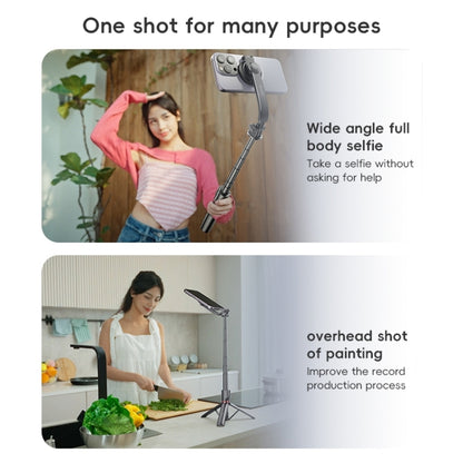 Yesido SF19 Magnetic Cell Phone Tripod Bluetooth Remote Control Selfie Stick