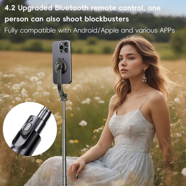 Yesido SF19 Magnetic Cell Phone Tripod Bluetooth Remote Control Selfie Stick