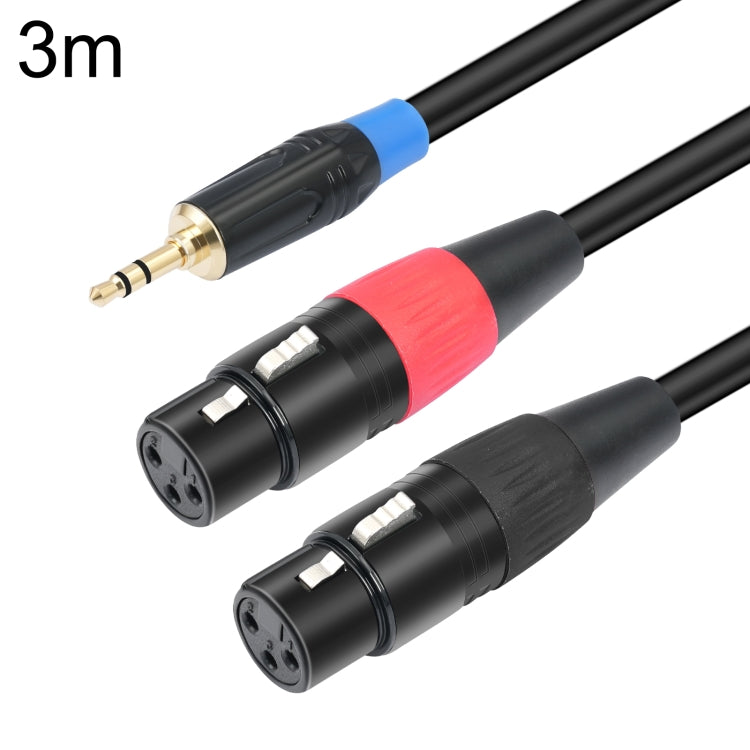 TC195BUXK107RE 3.5mm Male to Dual XLR 3pin Female Audio Cable