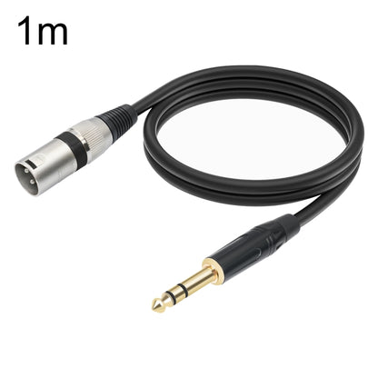 TC145BK55 6.35mm 1/4 TRS Male to XLR 3pin Male Microphone Cable