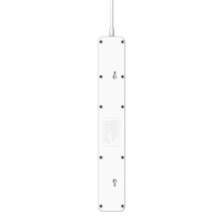 LDNIO SC5319 5-position Travel Home Office Socket with 38W USB Ports, Cable Length: 2m