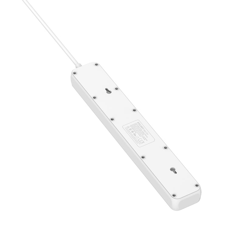 LDNIO SC5319 5-position Travel Home Office Socket with 38W USB Ports, Cable Length: 2m