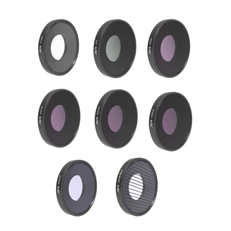 For DJI Osmo Action 4 JUNESTAR Threaded Camera Lens Filter, MCUV, CPL, ND8, ND16, ND32, ND64, ND1000, ND8PL, ND16PL, ND32PL, ND64PL, NIGHT, STAR, Streak Gold Drawing, Streak Blue Drawing, Macro 15X, Pink Diving Filter, Magenta Diving Filter������������...