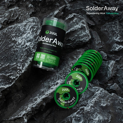 فتيل إزالة اللحام SolderAway DW11 2UUL 10 في 1، مقاس 2.0 مم، 2015، الطول: 1.5 متر