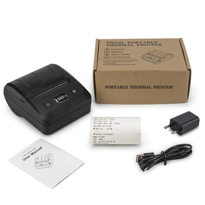BT-802 80mm USB-C/Type-C + Bluetooth Portable Thermal Printer