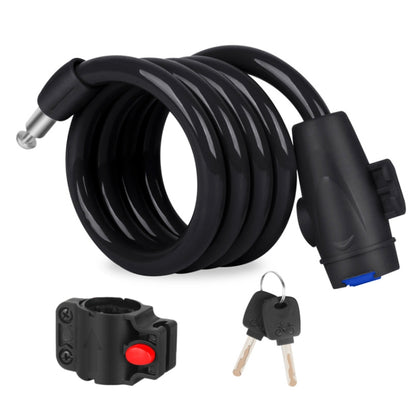 Bicycle Portable Anti-theft Lock Steel Cable Lock with Lock Frame