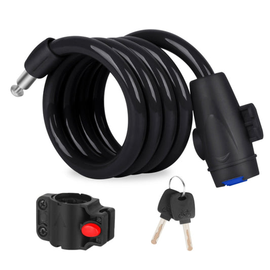Bicycle Portable Anti-theft Lock Steel Cable Lock with Lock Frame