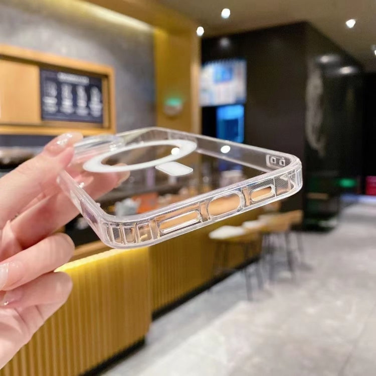 Large Hole Camera MagSafe Magnetic Clear Acrylic TPU Case, For iPhone 16 Pro Max, For iPhone 16 Pro, For iPhone 16 Plus, For iPhone 16