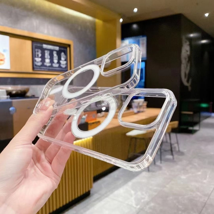 Large Hole Camera MagSafe Magnetic Clear Acrylic TPU Case, For iPhone 16 Pro Max, For iPhone 16 Pro, For iPhone 16 Plus, For iPhone 16