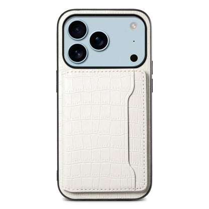 Crocodile Texture Card Bag Design Full Coverage Phone Case