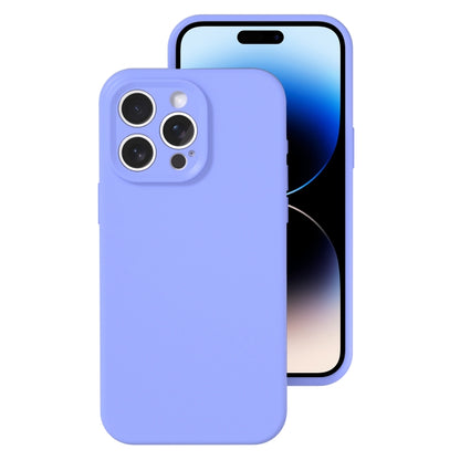 جراب هاتف بتغطية كاملة من السيليكون السائل بفتحة دقيقة، مناسب لهاتف iPhone 14 Pro