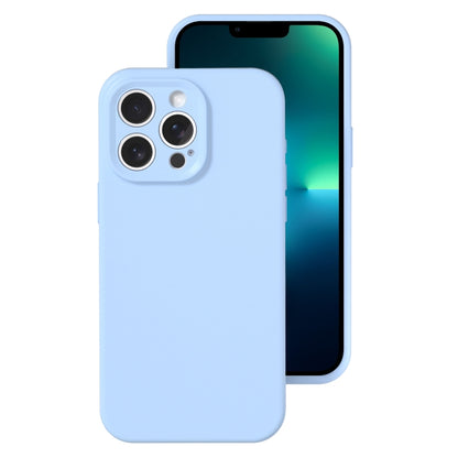 جراب هاتف بتغطية كاملة من السيليكون السائل بفتحة دقيقة، مناسب لهاتف iPhone 13 Pro