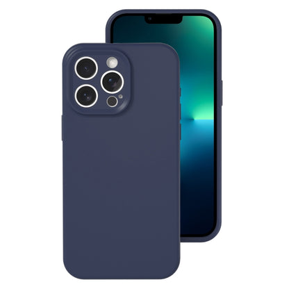 جراب هاتف بتغطية كاملة من السيليكون السائل بفتحة دقيقة، مناسب لهاتف iPhone 13 Pro