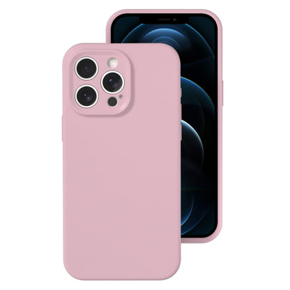 جراب هاتف من السيليكون السائل بفتحة دقيقة، بلون هلامي، بتغطية كاملة، لهاتف iPhone 12 Pro Max