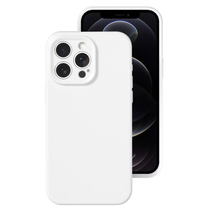 جراب هاتف من السيليكون السائل بفتحة دقيقة، بلون هلامي، بتغطية كاملة، لهاتف iPhone 12 Pro