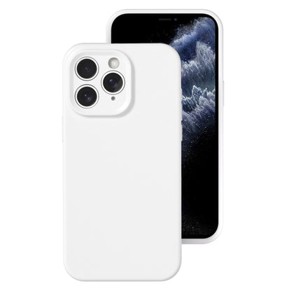 جراب هاتف من السيليكون السائل بفتحة دقيقة، بلون هلامي، بتغطية كاملة، لهاتف iPhone 11 Pro Max