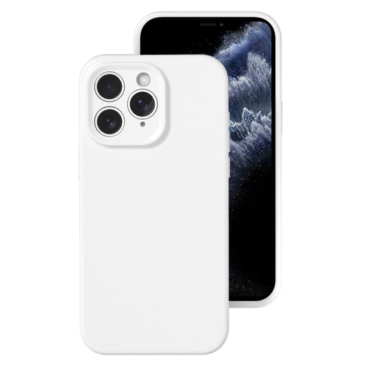 جراب هاتف من السيليكون السائل بفتحة دقيقة، بلون هلامي، بتغطية كاملة، لهاتف iPhone 11 Pro Max