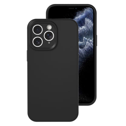 جراب هاتف من السيليكون السائل بفتحة دقيقة، بلون هلامي، بتغطية كاملة، لهاتف iPhone 11 Pro Max