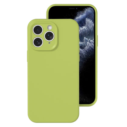 جراب هاتف من السيليكون السائل بفتحة دقيقة، بلون هلامي، بتغطية كاملة، لهاتف iPhone 11 Pro Max