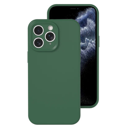جراب هاتف من السيليكون السائل بفتحة دقيقة، بلون هلامي، بتغطية كاملة، لهاتف iPhone 11 Pro Max