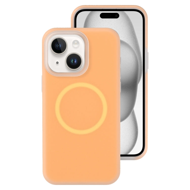 جراب هاتف مغناطيسي من السيليكون السائل الهلامي، مناسب لأجهزة iPhone 15 Pro Max وiPhone 15 Pro وiPhone 15 Plus وiPhone 15