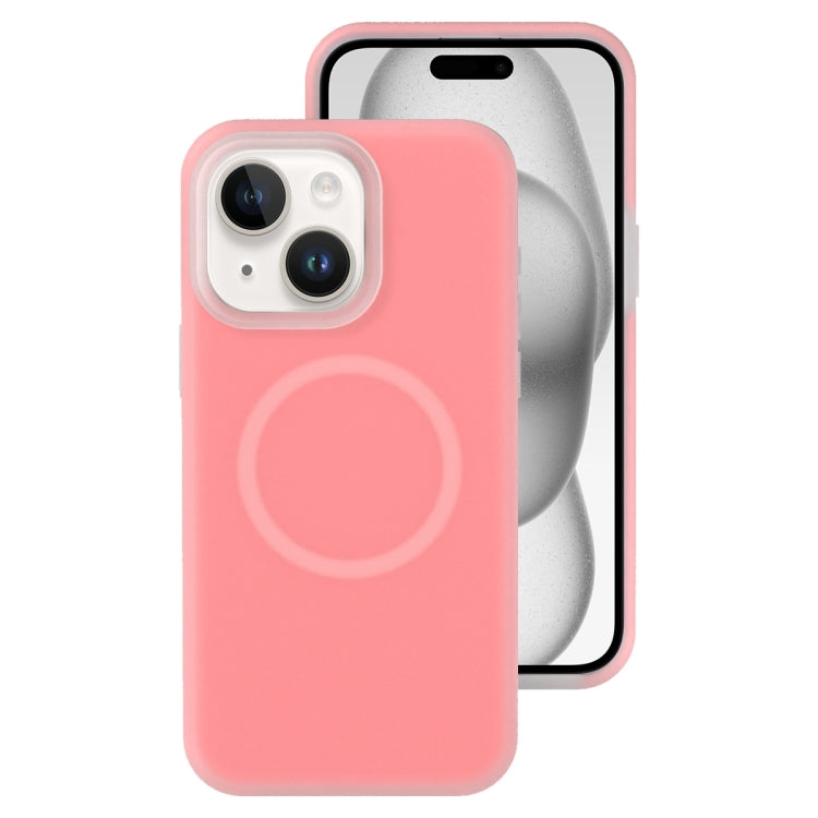 جراب هاتف مغناطيسي من السيليكون السائل الهلامي، مناسب لأجهزة iPhone 15 Pro Max وiPhone 15 Pro وiPhone 15 Plus وiPhone 15