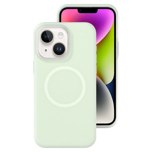 جراب هاتف مغناطيسي من السيليكون السائل الهلامي، مناسب لأجهزة iPhone 14 Plus وiPhone 14 وiPhone 14 Pro وiPhone 14 Pro Max