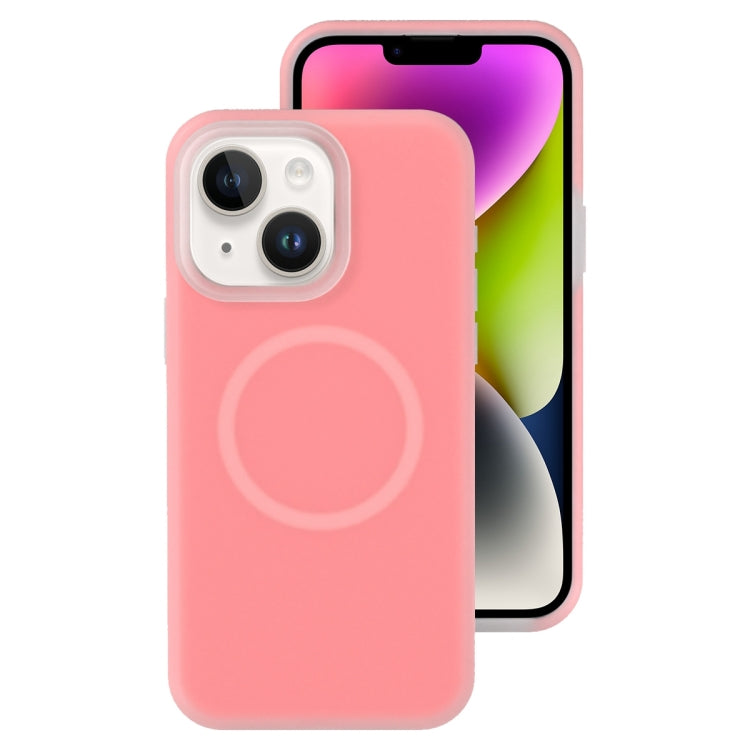 جراب هاتف مغناطيسي من السيليكون السائل الهلامي، مناسب لأجهزة iPhone 14 Plus وiPhone 14 وiPhone 14 Pro وiPhone 14 Pro Max