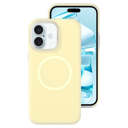 جراب هاتف مغناطيسي من السيليكون السائل الهلامي، مناسب لأجهزة iPhone 16e وiPhone 16 Pro Max وiPhone 16 Pro وiPhone 16 Plus وiPhone 16