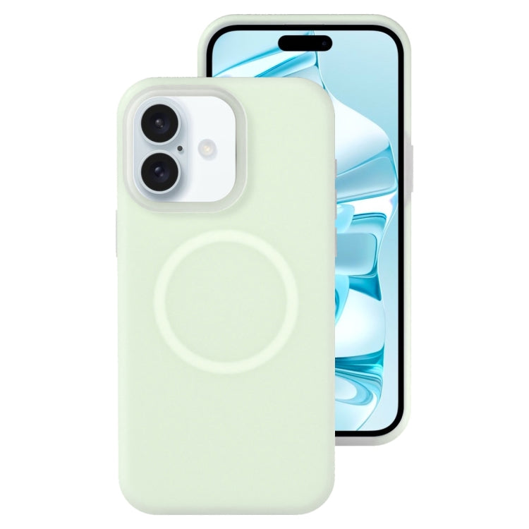 جراب هاتف مغناطيسي من السيليكون السائل الهلامي، مناسب لأجهزة iPhone 16e وiPhone 16 Pro Max وiPhone 16 Pro وiPhone 16 Plus وiPhone 16